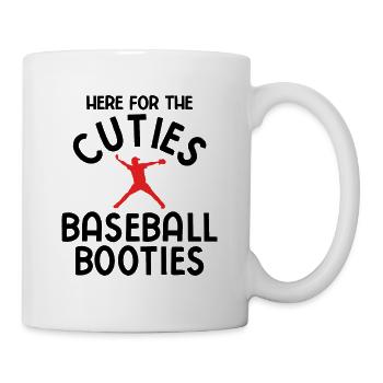 Baseball - Tasse - Weiß - Rechts