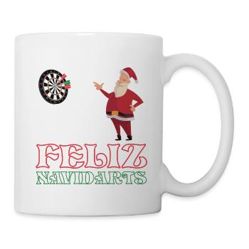 Feliz Navidarts - Tasse - Weiß - Rechts