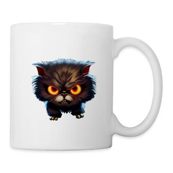 Katze Kätzchen Katzenhalter Katzen Sarkasmus - Tasse - Weiß - Rechts