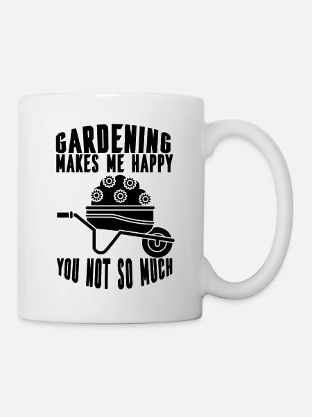 Gärtner Hobbygärtner Garten Geschenk Obstgarten - Tasse - Weiß