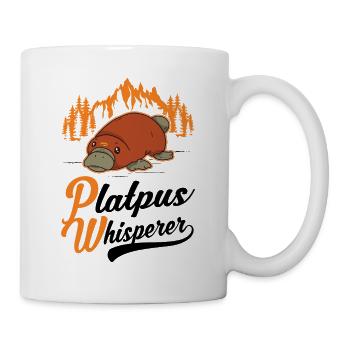 Schnabeltier Flüsterer Platypus Whisperer - Mug blanc - blanc - Droite
