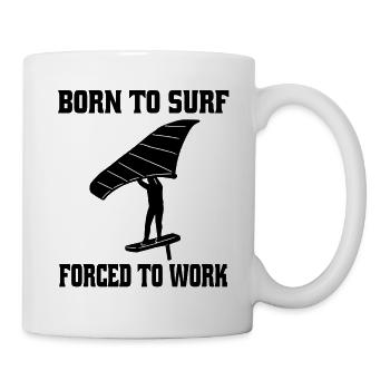Planche à voile Kitesurf Kitesurfer Windsurfer - Mug blanc - blanc - Droite