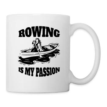 Rowing team Rowing sport Rowing club - Mug - white - Right