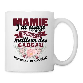 Mamie Cadeau Fête Des Mères - Mug blanc - blanc - Droite