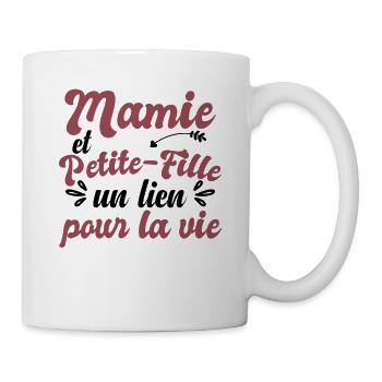 Mamie Et Petite-Fille - Mug blanc - blanc - Droite