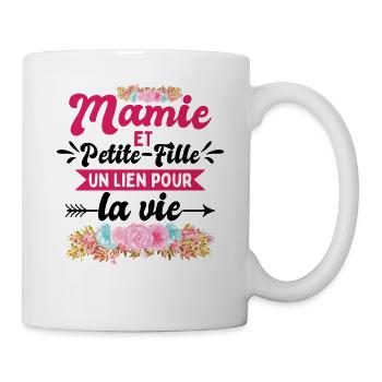 Mamie Et Petite-Fille - Mug blanc - blanc - Droite