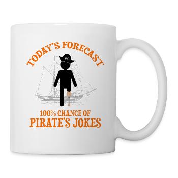 Artificial limb design for leg prosthesis - Mug - white - Right