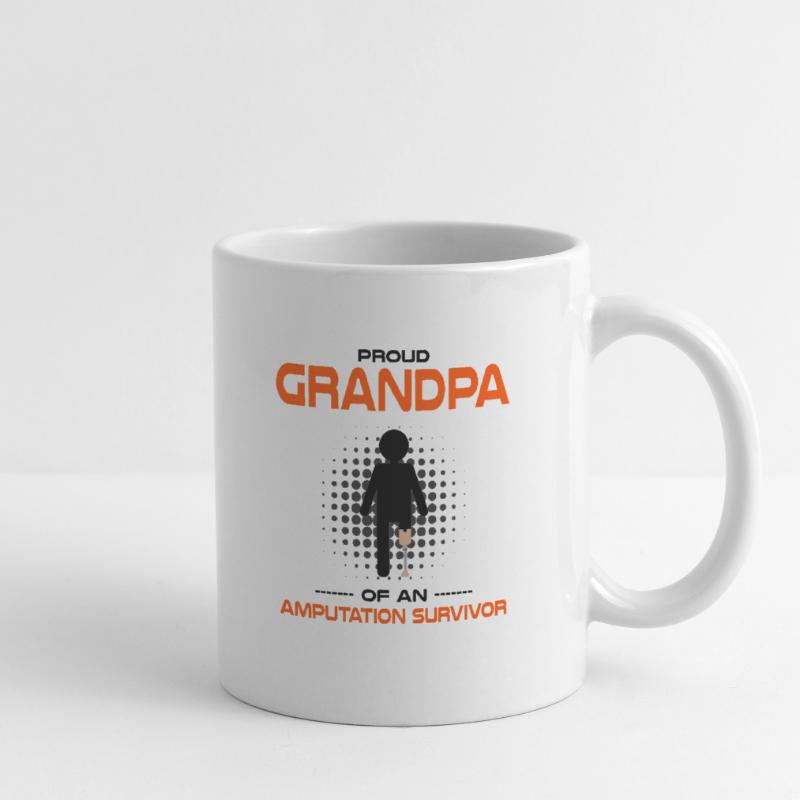Conception de prothèses de jambe et prothèses de jambe Mug blanc