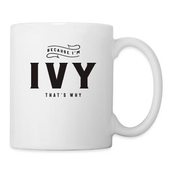 Ivy Name Personalized Birthday Name Ivy - Mug - white - Right