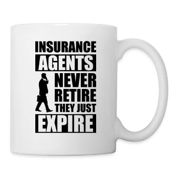 Versicherungsagent Gutachter Versicherungsmakler - Tasse - Weiß - Rechts