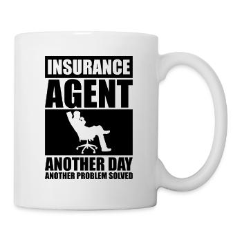 Versicherungsagent Gutachter Versicherungsmakler - Tasse - Weiß - Rechts