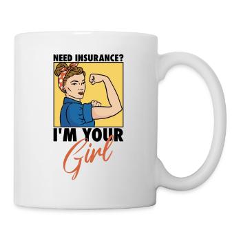 Versicherungsagent Gutachter Versicherungsmakler - Tasse - Weiß - Rechts