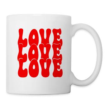 Amour - Mug blanc - blanc - Droite