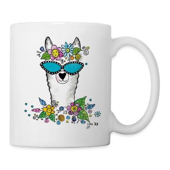 Funny Alpaca Lama - Mug - white - Right