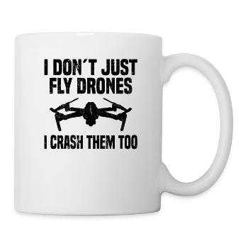 Drohnenpilot Fpv Quadcopter Racing Drohnenfliegen - Tasse - Weiß - Rechts