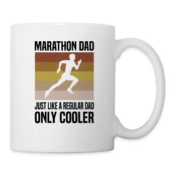Marathon ultra-coureur - Mug blanc - blanc - Droite
