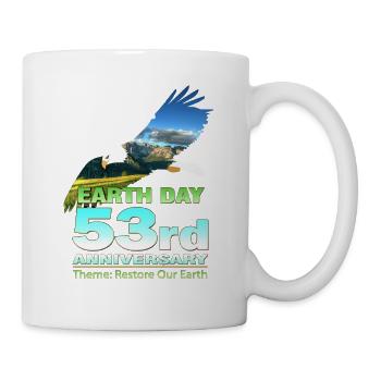 Nature Retro Green Design pour le Jour de la Terre 2023 - Mug blanc - blanc - Droite