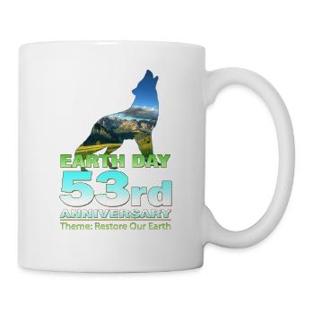 Wiederherstellung unserer Erde - Tag der Erde 2023 - Tasse - Weiß - Rechts