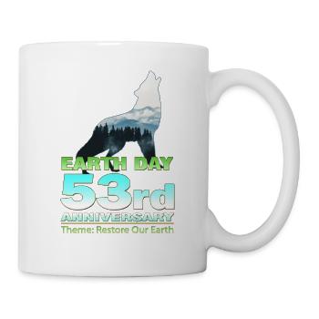Soutenez la durabilité à l’occasion du Jour de la Terre 2023 - Mug blanc - blanc - Droite