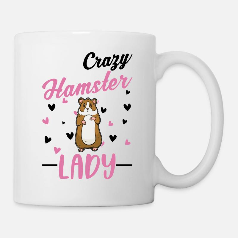 Crazy Hamster lady Hamster owner - Mug - white