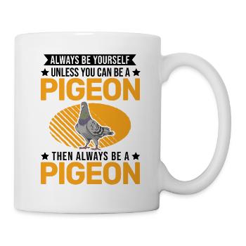 Pigeon Gift Pigeon Fancier Carrier Pigeon - Mug - white - Right