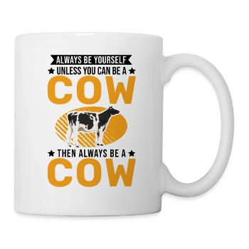Cow Gift Farmer Cattle Breeder Cows - Mug - white - Right
