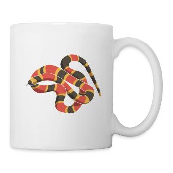 Was ist besser als eine Schlange? Viele Schlangen - Tasse - Weiß - Rechts