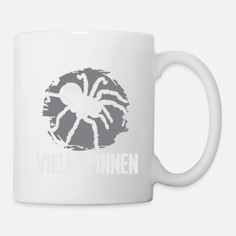 Was ist besser als eine Spinne? Viele Spinnen - Tasse - Weiß