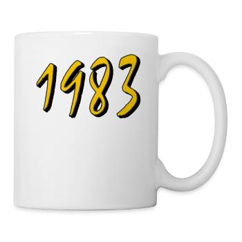 BIRTHDAY YEAR 1983 - Mug - white - Right
