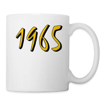 BIRTHDAY YEAR 1965 - Mug - white - Right
