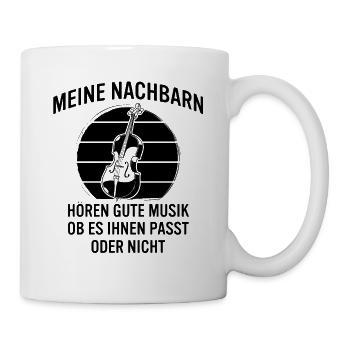 Cello Cellospieler Cellist - Tasse - Weiß - Rechts