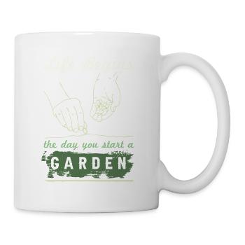 Jardin fermier - Mug blanc - blanc - Droite