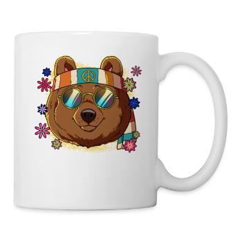 60s 70s Costume Groovy Hippie - Mug - white - Right