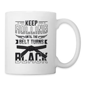 Keep going until the belt turns black - Mug - white - Right