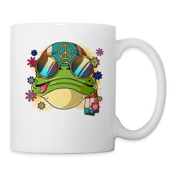 60s 70s Costume Groovy Hippie - Mug blanc - blanc - Droite