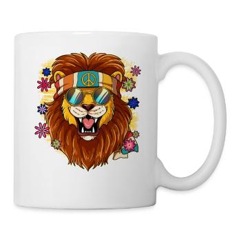 60s 70s Costume Groovy Hippie - Mug blanc - blanc - Droite