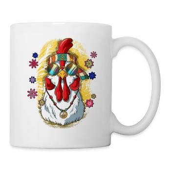 60s 70s Costume Groovy Hippie - Mug blanc - blanc - Droite