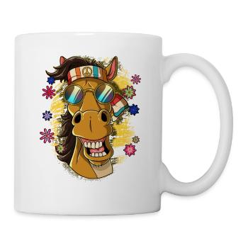 60s 70s Costume Groovy Hippie - Mug blanc - blanc - Droite
