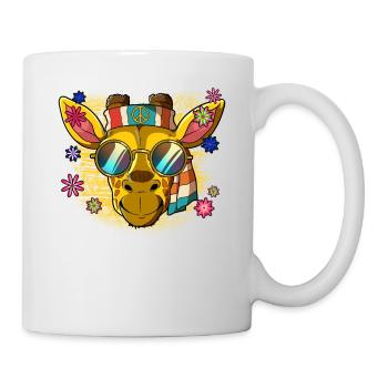 60s 70s Costume Groovy Hippie - Mug blanc - blanc - Droite