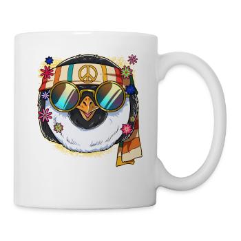 60s 70s Costume Groovy Hippie - Mug blanc - blanc - Droite