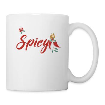 Extra Spicy Mama Cinco De Mayo Mexikanischer - Tasse - Weiß - Rechts