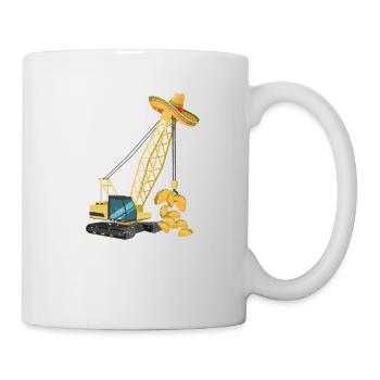 Mexican Crane Tacos Cinco De Mayo Fiesta - Mug - white - Right