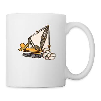 Mexican Crane Tacos Cinco De Mayo Fiesta - Mug - white - Right