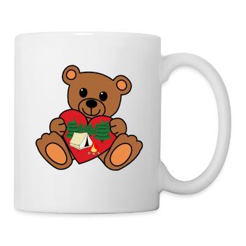 Teddy Camper Tente Tente Nature Vacances En Plein Air - Mug blanc - blanc - Droite