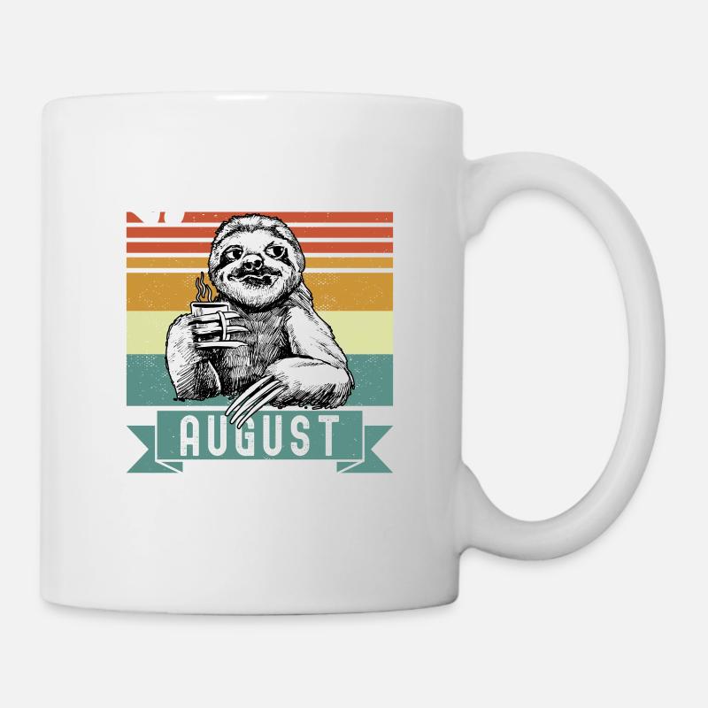 Faultier Legendär seit August 1984 Geburtstag - Tasse - Weiß