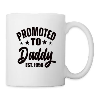 Promoted To Daddy Est 1956 - Mug - white - Right
