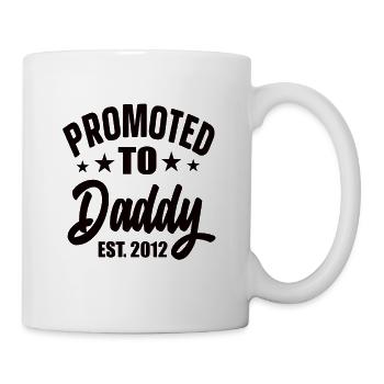 Promu à Papa Est 2012 - Mug blanc - blanc - Droite