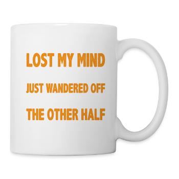 Je n’ai pas perdu la tête, il s’est juste égaré 6 - Mug blanc - blanc - Droite