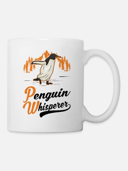 Pinguin Flüsterer Penguin - Tasse - Weiß