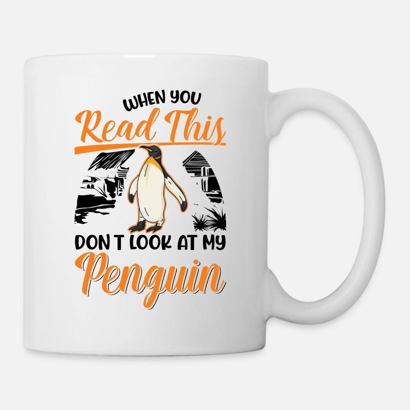 Pinguin Penguin Kaiserpinguin Gelbaugenpinguin - Tasse - Weiß